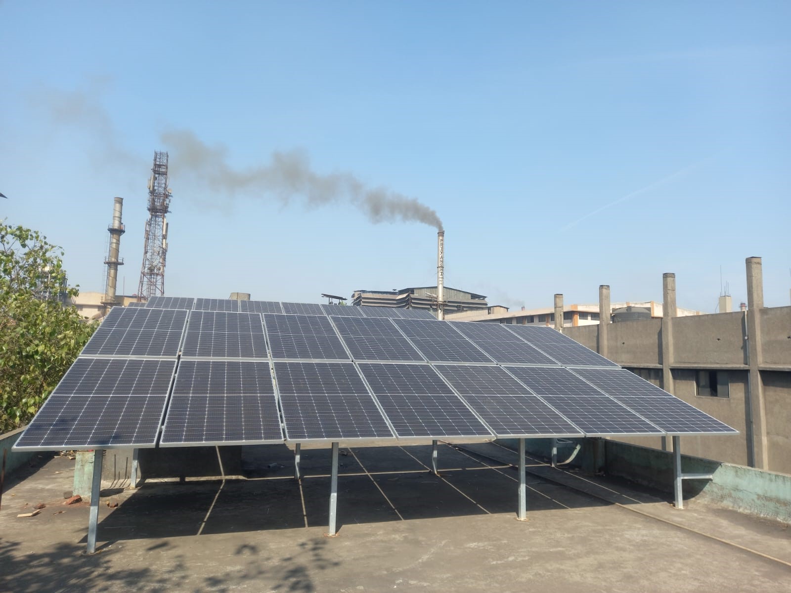 15 kW industrial solar project Sitapura Jaipur