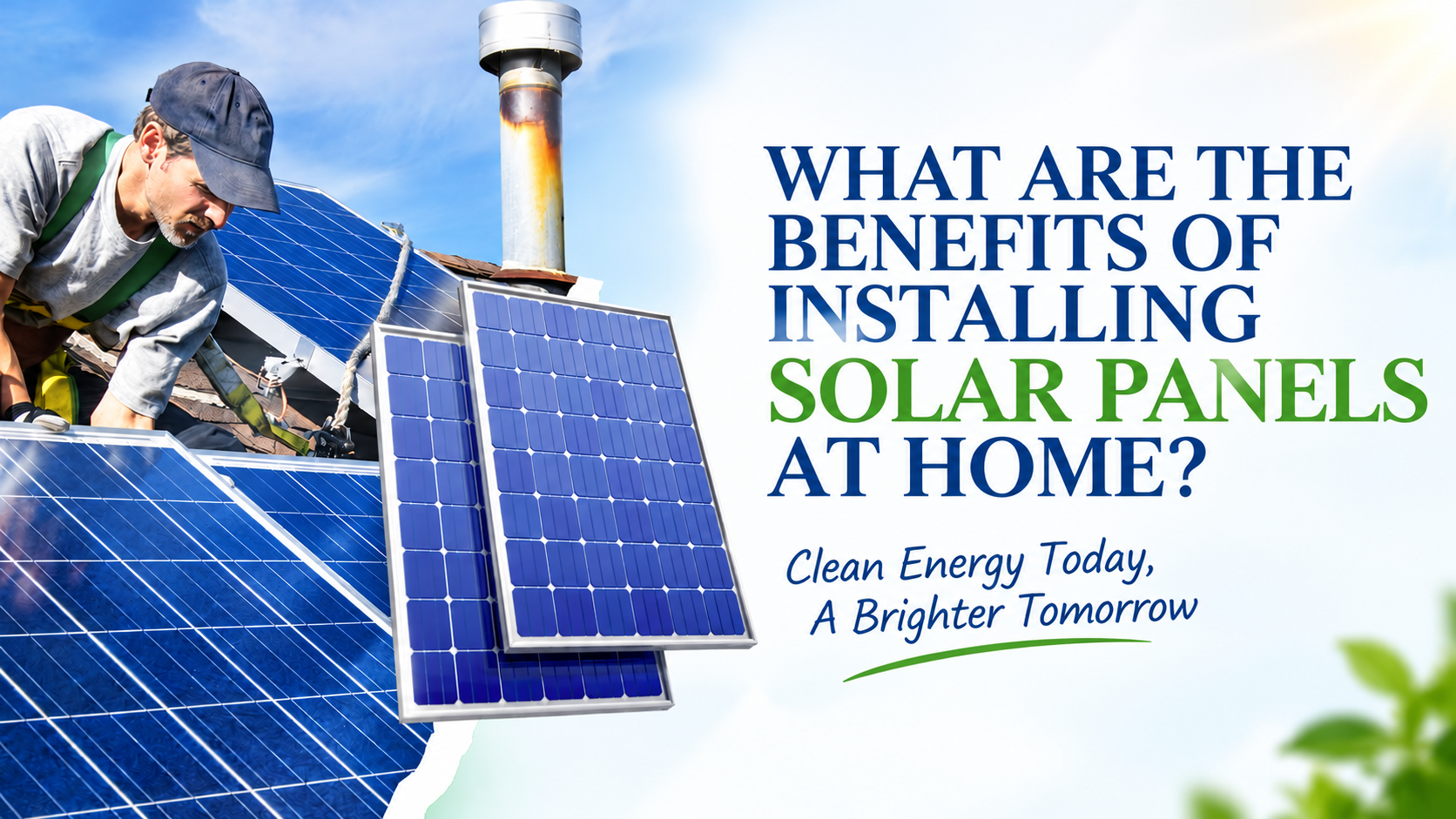 What Are the Benefits of Installing Solar Panels at Home?